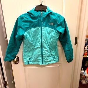 North face girls teal jacket.